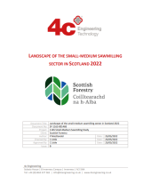 Landscape of the small-medium sawmilling sector in Scotland - 2022  